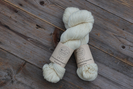 Lilli -lanka luonnonvärinen